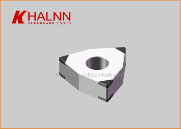 ISO9001 High Efficiency Pcbn Cutting Tools , Cubic Boron Nitride Inserts
