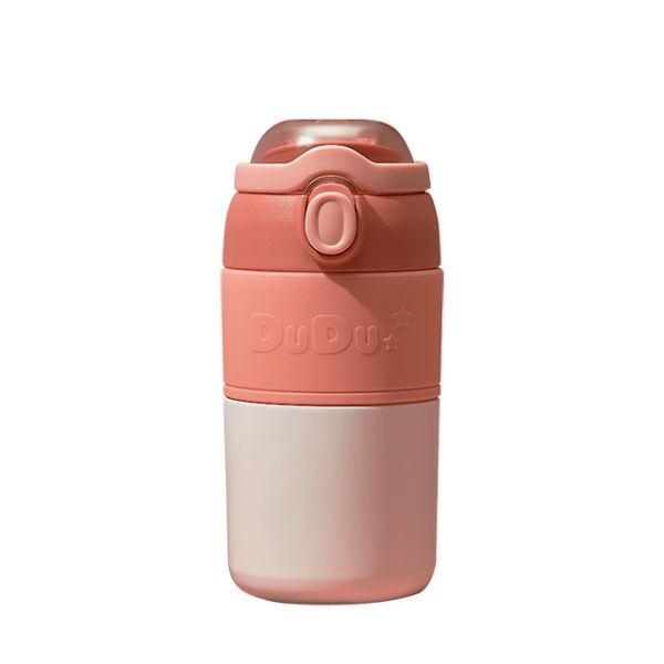 Business Gifts High Grade Double Wall Stainless Steel Water Bottle with Straw Cup Set