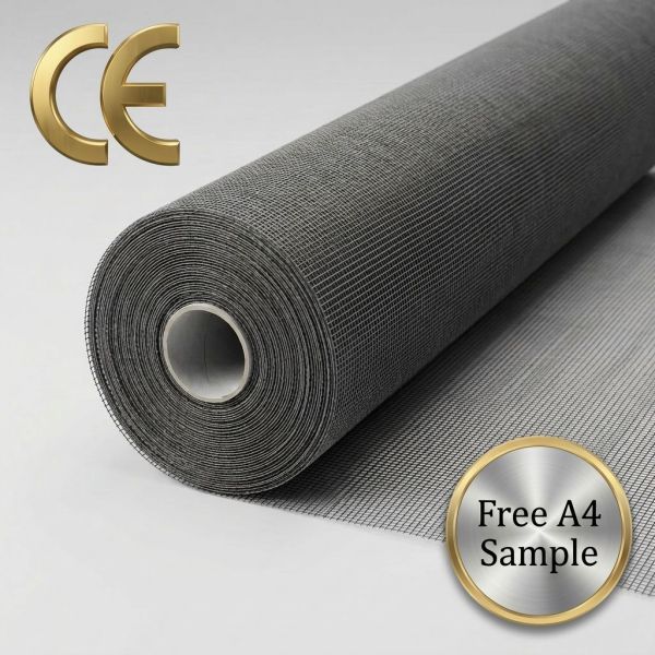 Black Fiberglass Fly Screen Offering Insect Proof UV Resistant Dust Proof And Flame Retardant Properties For Industrial