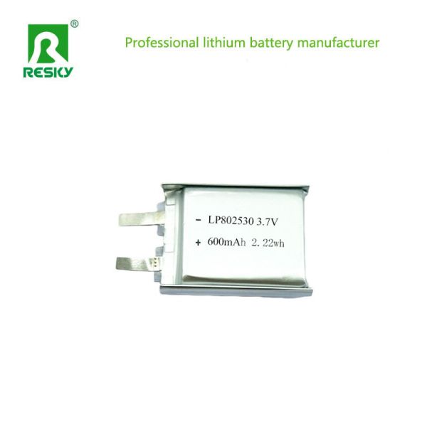 Factory Wholesale Rechargeable Lithium Battery 802530 3.7V 600mAh Li Polymer Battery Cell