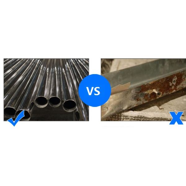 Round Square Hex Stainless Steel Tube AISI 304L 316 430 Seamless SS Pipe