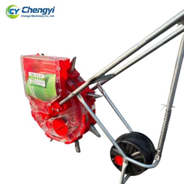 Iron Manual Seeder Machine Hand Push Planter Efficient Sowing Tool for Farming