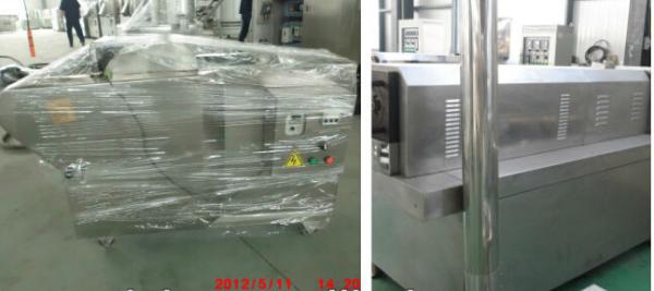 Dog Cat Pet Food Making Machine / Extruder Food Grade Stainless Steel 304 22 × 2 × 4m