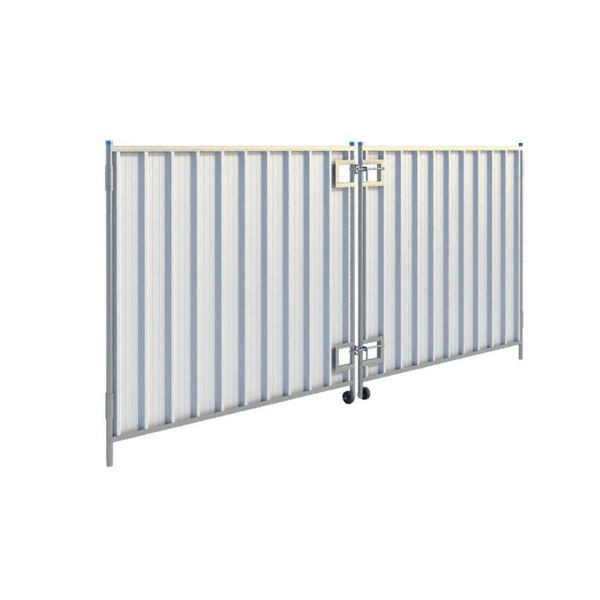 Temporary Steel Hoarding Colour Bond Steel Fencing 2.0mtr x 2.2mtrs