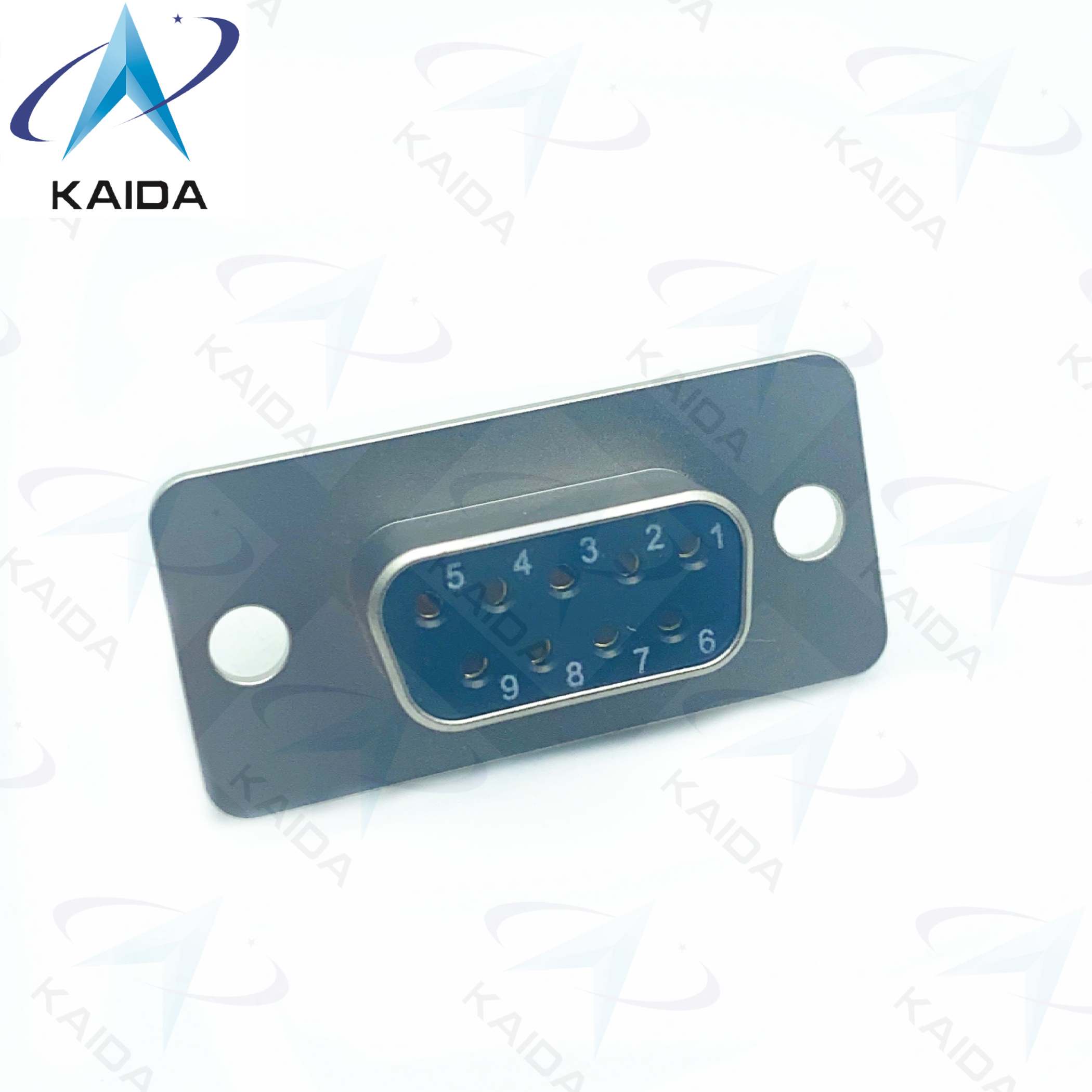 500V MIL-DTL-83513 Алюминиевый Micro D приемник соединитель 500 циклов спаривания Контакты медного сплава.