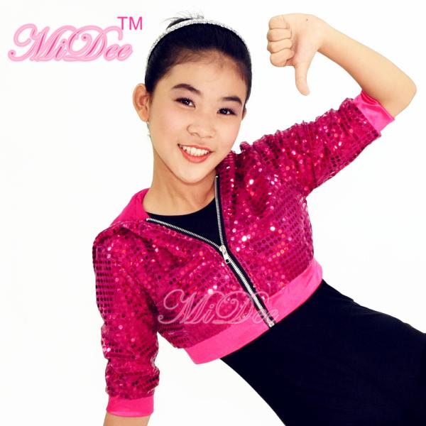 Sequins Hoodies Hip Hop Dance Costumes Jacket Street Dance Costumes Performance Competition Sport Jacket Dresses
