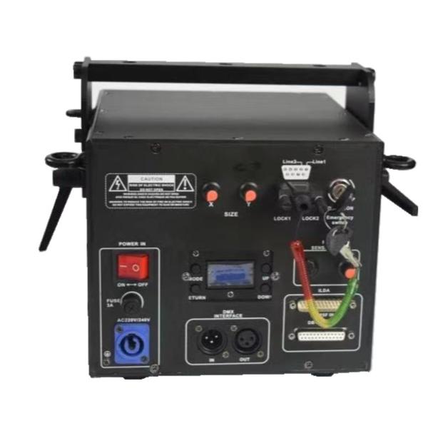 RGB 1W Full Color Animation Laser Projector ILDA Control