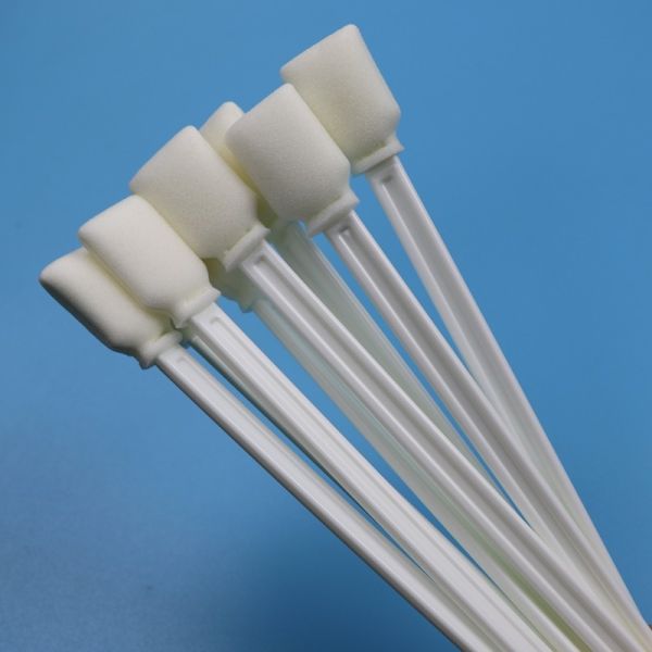 Lint Free 228mm Extra Long Handle Rectangular Sponge Detailing Swab Printer Cleaning Foam Swab