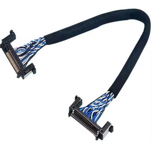 Speed Data Transfer LVDS Cable Assembly with Top Copper Conductor and ROHS Certification