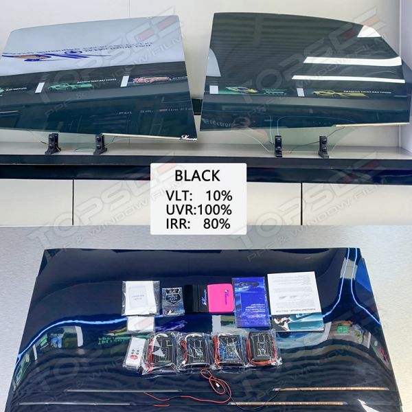50*100cm Size PDLC Smart Film 70% Visible Light Transmission 97% High IR Rejection