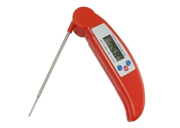 Fast Reading Electronic Digital Barbecue Thermometer , Digital Meat Thermometer With Probe