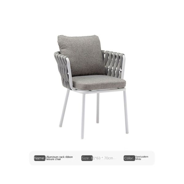 Outdoor Table Balcony Rest Chair With Customized Color And Fabric Rattan Chair