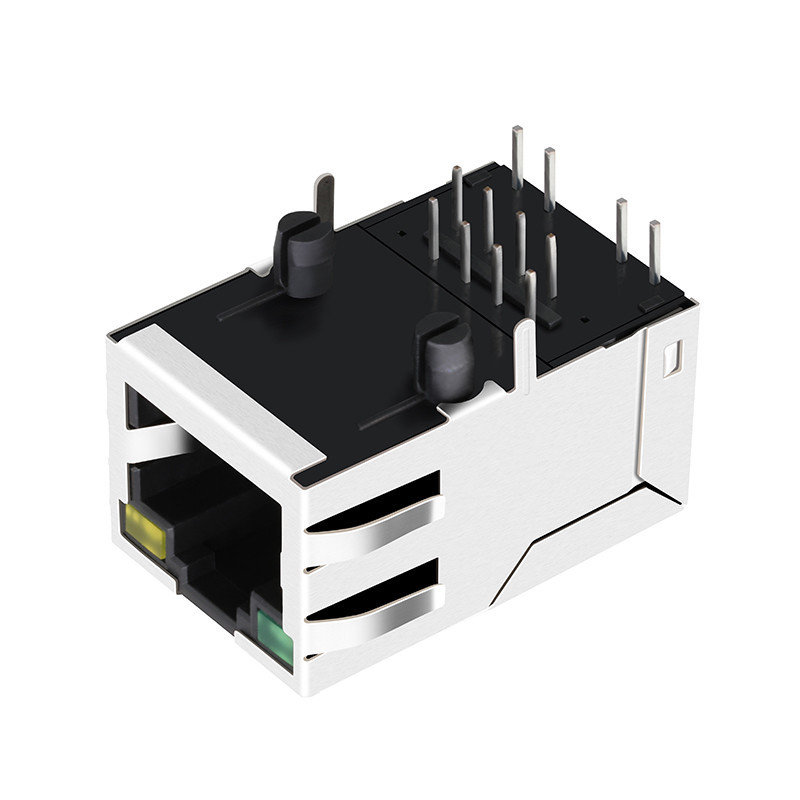 Сеть модульное RJ45 женский Джек XFATM9R-CTLSxu1-4M, 1 x 1 плата Джек вверх по LPJ6011ABNL