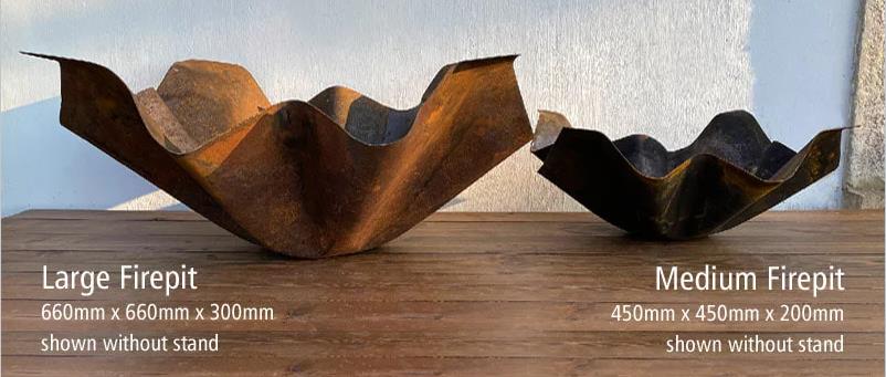 Подогреватель ямы огня Corten швырка уникального украшения сада грея стальной на открытом воздухе