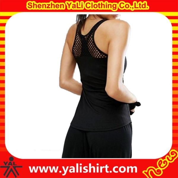 95% Bamboo 5% Spandex Ladies Gym Tank Tops Bamboo Gym Wear Scoop Neck
