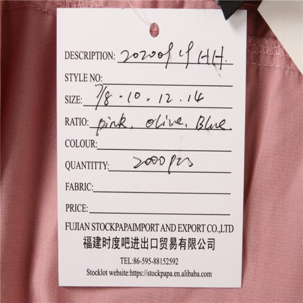 100% Tencel Fall Junior Girls Jacket Pink Olive Blue In Stock