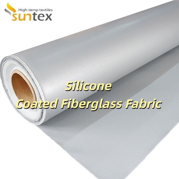 Durable Anti-Aging Silicone Coated Fiberglass Fabric with Corrosion Resistance and Weatherproof Properties