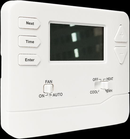 Contrôle précis de la température simplifié, thermostat d'ambiance numérique à piles
