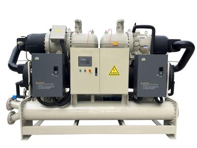 Commercial Water Cooled Screw Chiller 500HP Energy Saving Screw Type Chiller For Buildings