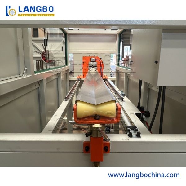 PE Pipe Extrusion Line for Small Pipes with Low Scrap Rate Precision and Single Screw Design