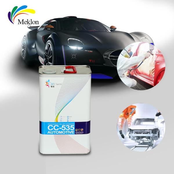 SGS Acrylic Resin Auto Refinish Paint Wear-Resistant And Scratch Resistant Black  Car Coating Paint 3 Years Shelf Life