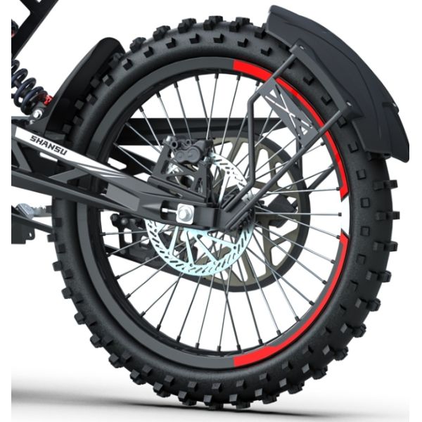 100-110km Range DNM Inverted Suspension Fork Electric Hybrid Bike with LCD Display