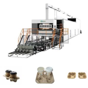 Pulp Molding Coffee Cup Tray Machine
