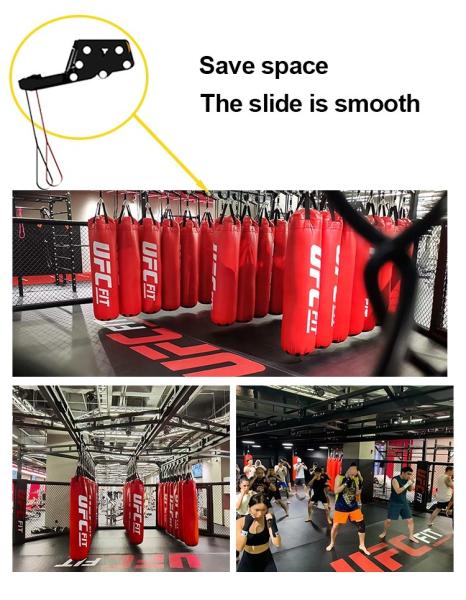 Martial Arts Square MMA Punching Bag Rack HIIT Training System