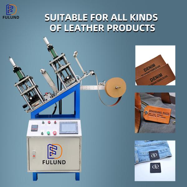Manual Leather Logo Label Embossed Hot Stamping Machine Oil Pressure System Control