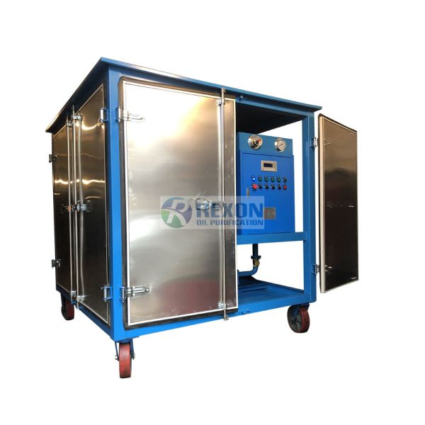 Weather Proof Type Vacuum Heating Treatment Dielectric Oil Purifier Machine 9000LPH
