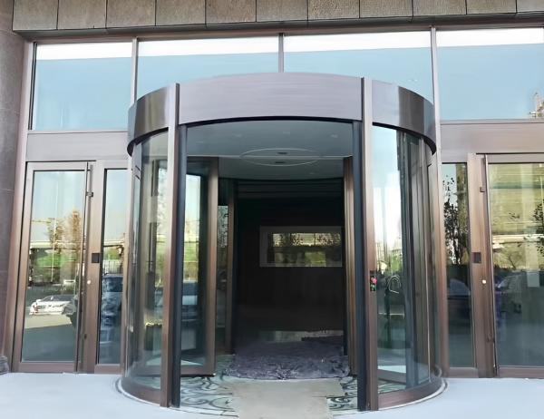Manufacturers Make Direct Selling Aluminum Alloy Rotary Revolving  Door