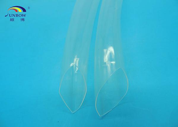 Aolvent Resistant Clear Plastic Tubing vinylidene fluoride PVDF Heat Shrink Tube for Cable and Wire Insulation