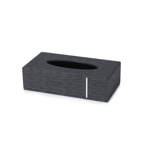 Free sample wholelsa manufacturer dia 225*270mm round shape double layer trash bin hotel leather