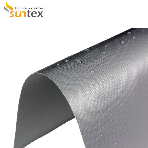 High Silica Fabrics Fire Proof Silicone Rubber Coated Fiberglass Fabric Cloth