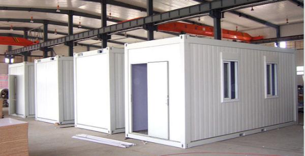 Galvanized Flat Pack Container House Prefab Steel House With Fiber Cement Board ISO Approval