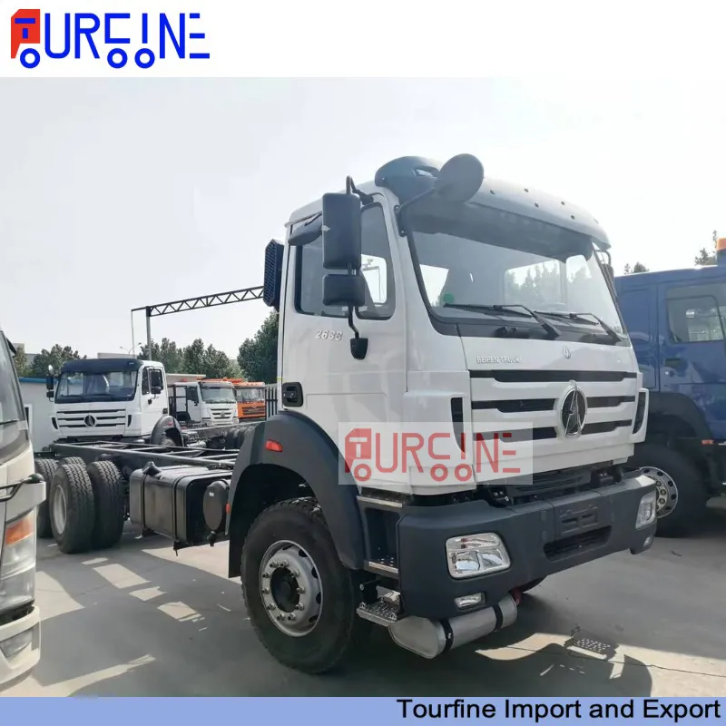 BEIBEN NG80 6X6 Heavy Duty Cargo Truck Chassis 30-40 Ton With 420HP Diesel Engine