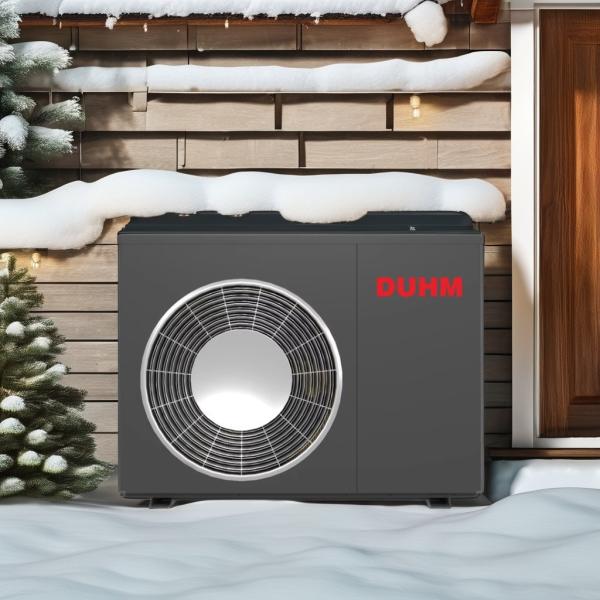 DUHM 9kW 220V Single Phase R32 EVI Air-to-Water Uma bomba de calor para aquecimento doméstico e resfriamento