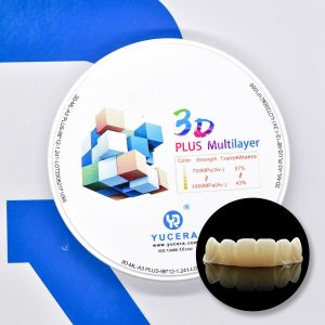 Zirconia 700Mpa-1050Mpa блока 43%-57% Zirconia Yucera диск разнослоистого зубоврачебного керамический