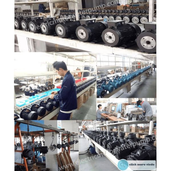 motor 112M2-4 5.5KW 7.5HP del eje del hueco del esfuerzo de torsión de 24m m con las bombas de émbolo 4 poste