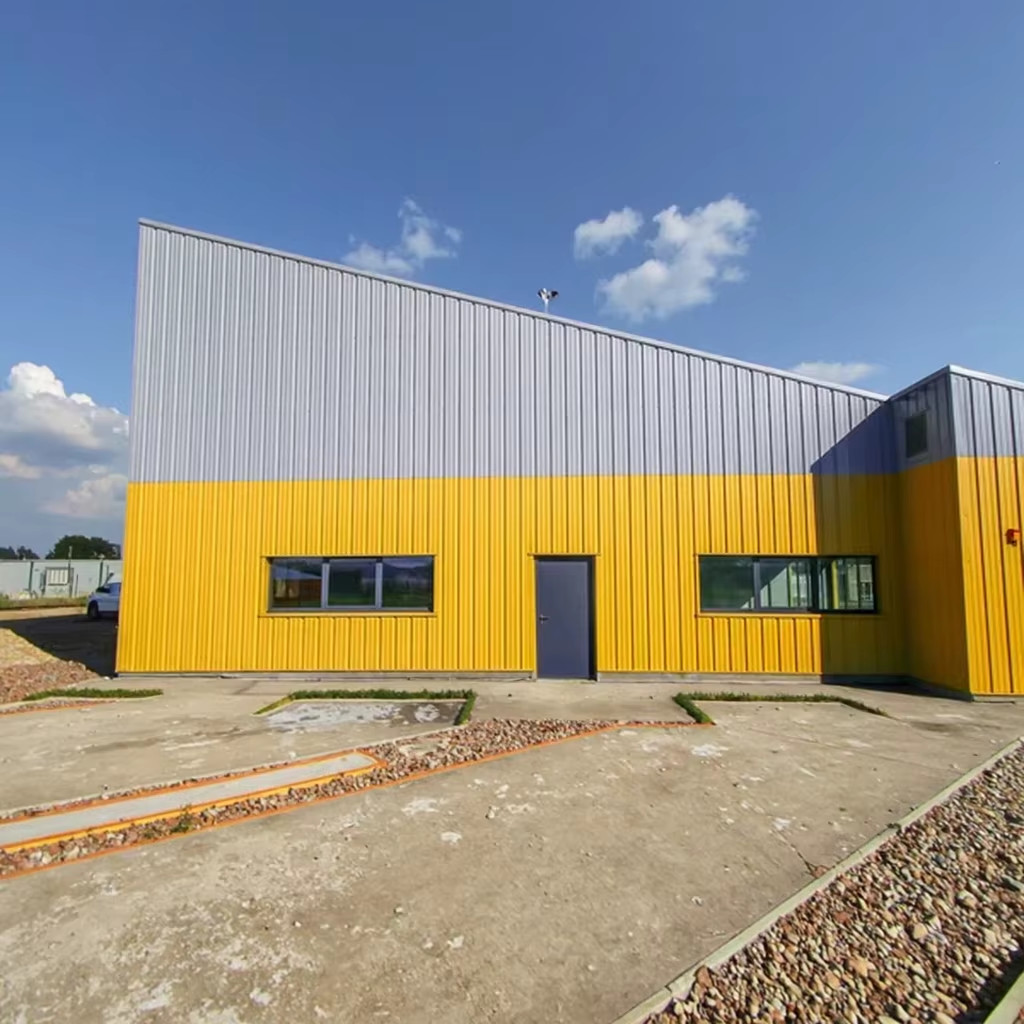 H Shaped High Rise Steel Structure Factory Fire Resistance Steel Frame Construction