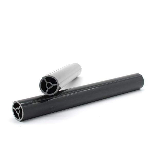Profiled Extrusion ABS Pipe High Temp Resistance Flexible Wire Conduit Customized Plastic