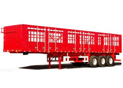 Transportando o reboque Q345 dos eixos do reboque 24V 3 da estaca 60T semi semi