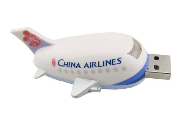 32G 3.0 yellow color plastic Plane shaped USB with customized logo and package show life brand