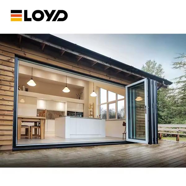 Left Out Swing Folding Patio Doors Exterior Accordion Weatherstripping Door