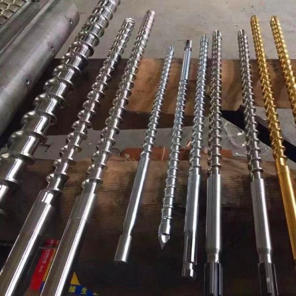 Replacement Injection Screw Barrel Fit Haitian All Series Injector, Custom Diameter Bimetallic Spare Parts