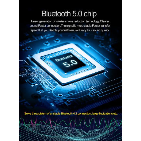 Наушник касания отпечатка пальцев шлемофона наушников Ipx7 Bluetooth 5,0 наушников Tws беспроводной водоустойчивый (с загрузочной коробкой 3000 mAh)