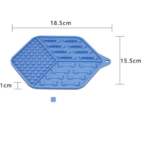 Item Type Pet Slow Feeder Mat Customized Licking Pad for Dogs and Cats Silicone Mat