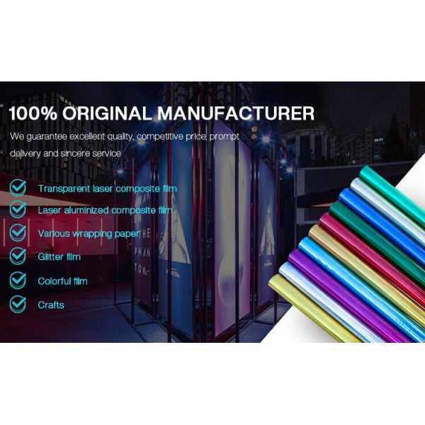 Рождество 2020 нового продукта украсить фильм фильма слоения bopp голографический