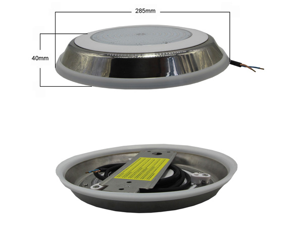 IP68 Resin Filled RGB Underwater Pool Light With Stainless Steel Body
