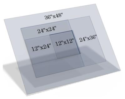 Accessoires de découpe laser visible pour fenêtres de sécurité de 10000 nm à 11000 nm
